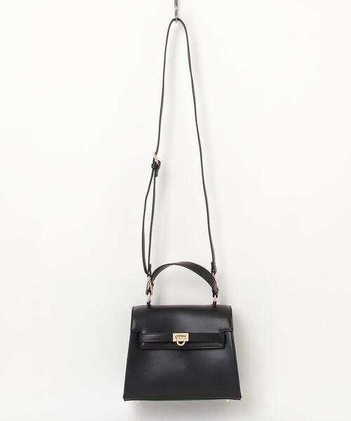 B:MING by BEAMS（ビーミングバイビームス）の「レザー フラップバッグ（トートバッグ・レディース・ブラウン系その他/ブラック・ONE SIZE）」の4枚目の写真