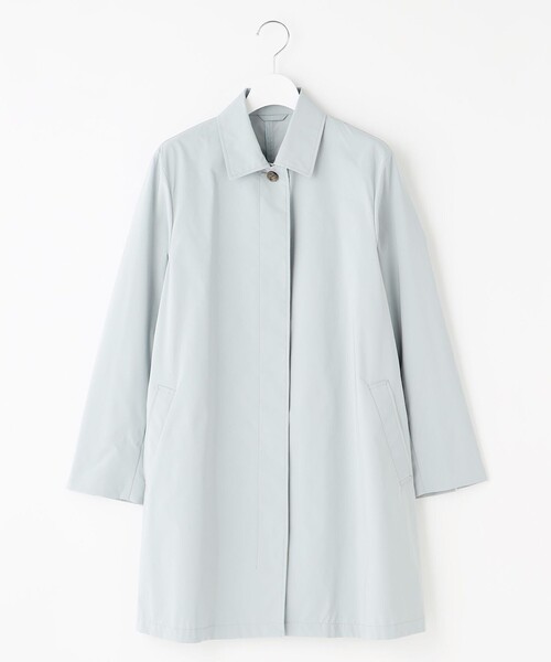 J.PRESS Ladies（J.プレス レディス）の「【洗える・撥水】ポリアーティローザ シングル トレンチコート（トレンチコート・レディース・ライトグレー系/ブラウン系/サックスブルー系・S/XS）」の14枚目の写真