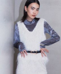 GALLEST | カットシャギーベスト(ベスト)