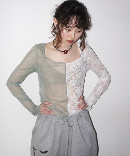 musubore（ムスボレ）の「【 select 】red flower bees choker / フラワービーズチョーカー（チョーカー・レディース・シルバー・FREE）」の20枚目の写真