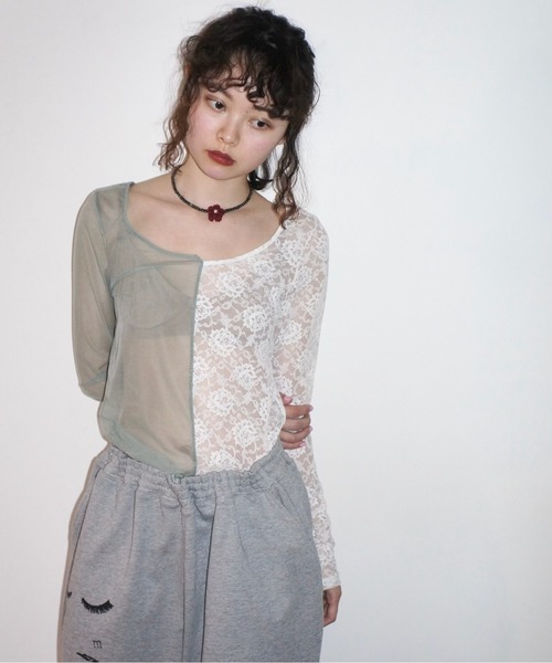 musubore（ムスボレ）の「【 select 】red flower bees choker / フラワービーズチョーカー（チョーカー・レディース・シルバー・FREE）」の19枚目の写真