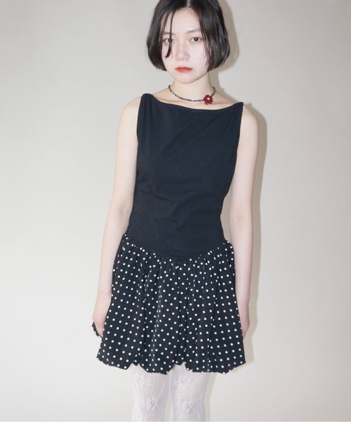 musubore(ムスボレ)の「【 select 】red flower bees choker / フラワービーズチョーカー(チョーカー・レディース・シルバー・FREE)」の15枚目の写真