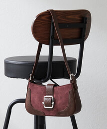 【Mavie..7】異素材ショルダーBAG