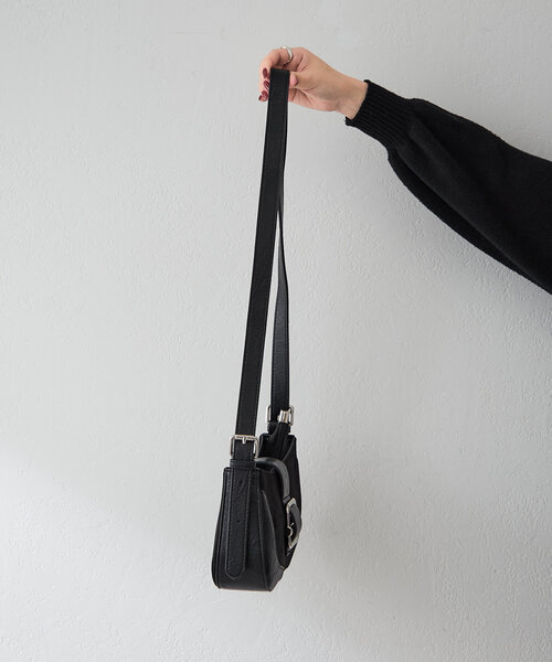 Mavie..7(メヴィセットゥ)の「【Mavie..7】異素材ショルダーBAG(ショルダーバッグ・レディース・ボルドー/ブラック・FREE)」の18枚目の写真