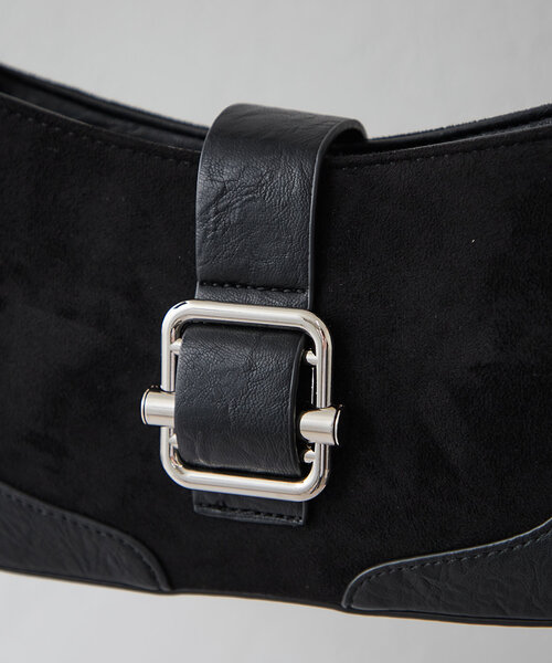 Mavie..7(メヴィセットゥ)の「【Mavie..7】異素材ショルダーBAG(ショルダーバッグ・レディース・ボルドー/ブラック・FREE)」の20枚目の写真
