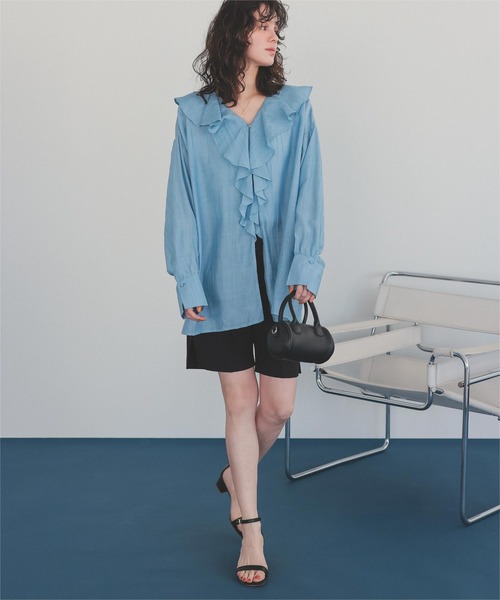 titivate(ティティベイト)の「ストレートシルエットハーフパンツ(その他パンツ・レディース・ブラック/ライトカーキ/ライトベージュ・L/M/S/MT)」の4枚目の写真