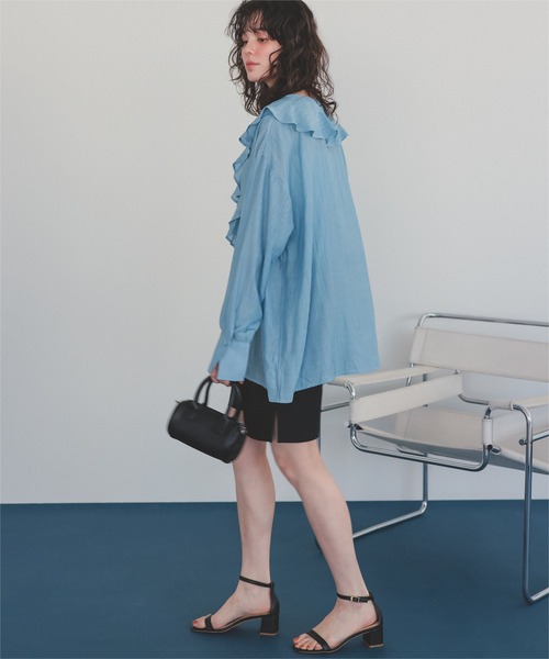 titivate(ティティベイト)の「ストレートシルエットハーフパンツ(その他パンツ・レディース・ブラック/ライトカーキ/ライトベージュ・L/M/S/MT)」の5枚目の写真
