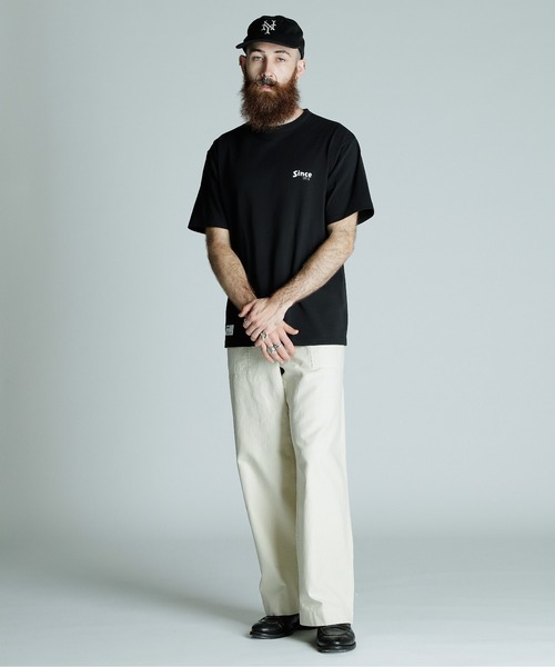 schott(ショット)の「Schott/ショット/T-SHIRT FIREWOLF/Tシャツ ファイアウルフ(Tシャツ/カットソー・メンズ・ブラック/ネイビー/ホワイト・2XL/XL/L/M)」の22枚目の写真