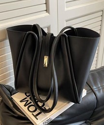 folka | 3-11E94 トートバック ショルダーバッグ PUレザー A4収納可 ポーチ付(トートバッグ)