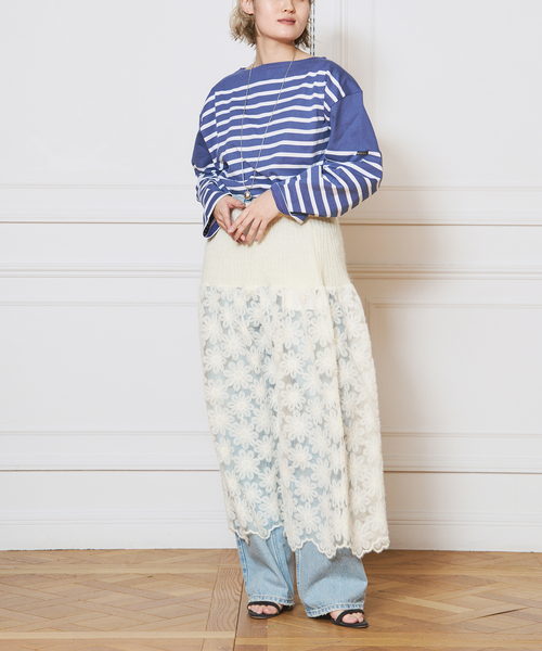 IÉNA LA BOUCLE Brocheレースタンク IENA LA BOUCLE（イエナラブークル）の「IENA LA BOUCLE Broche