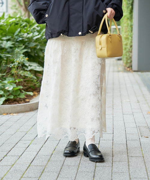 IENA LA BOUCLE Brocheレーススカート（スカート）｜IENA LA BOUCLE（イエナラブークル）