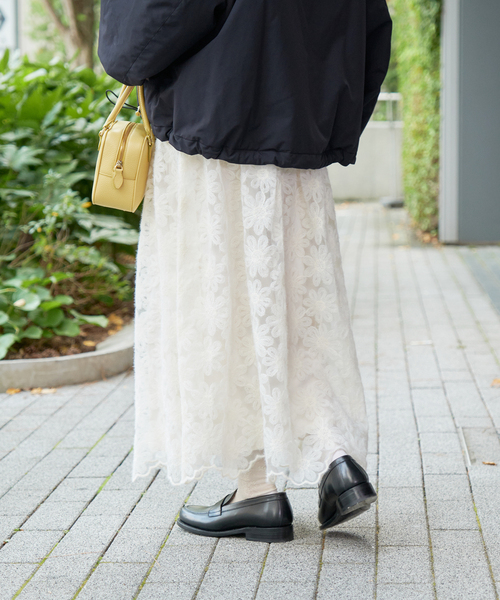 IENA LA BOUCLE Brocheレーススカート（スカート）｜IENA LA BOUCLE（イエナラブークル）