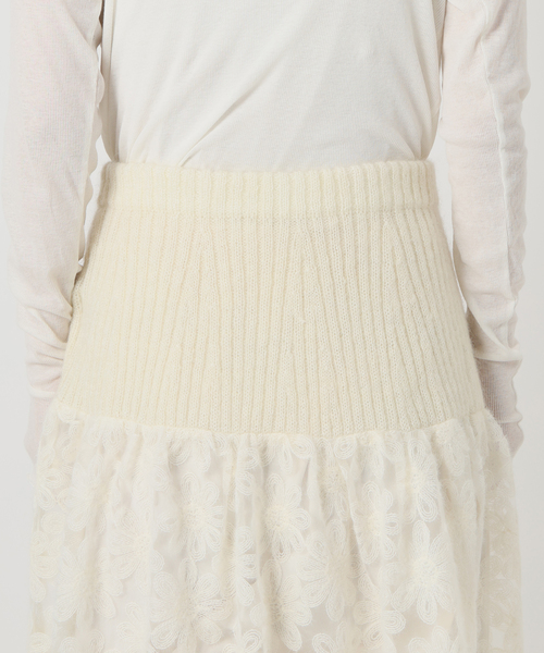 IENA LA BOUCLE Brocheレーススカート（スカート）｜IENA LA BOUCLE（イエナラブークル）