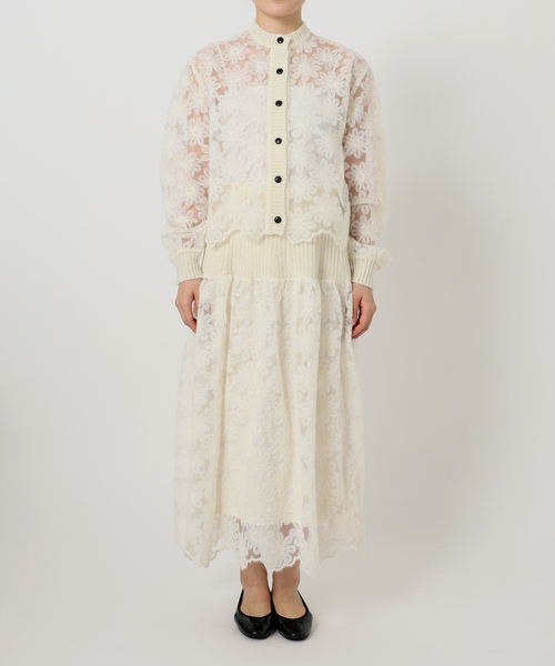 IENA LA BOUCLE Brocheレーススカート（スカート）｜IENA LA BOUCLE（イエナラブークル）