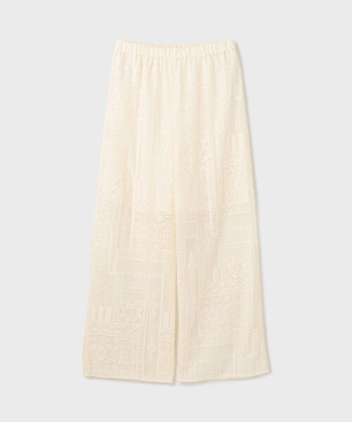 GRACE CONTINENTAL（グレースコンチネンタル）の「キカレースイージーパンツ（その他パンツ・レディース・キナリ/ブラック・36）」の8枚目の写真