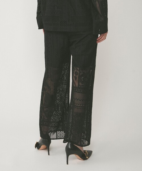 GRACE CONTINENTAL（グレースコンチネンタル）の「キカレースイージーパンツ（その他パンツ・レディース・キナリ/ブラック・36）」の12枚目の写真