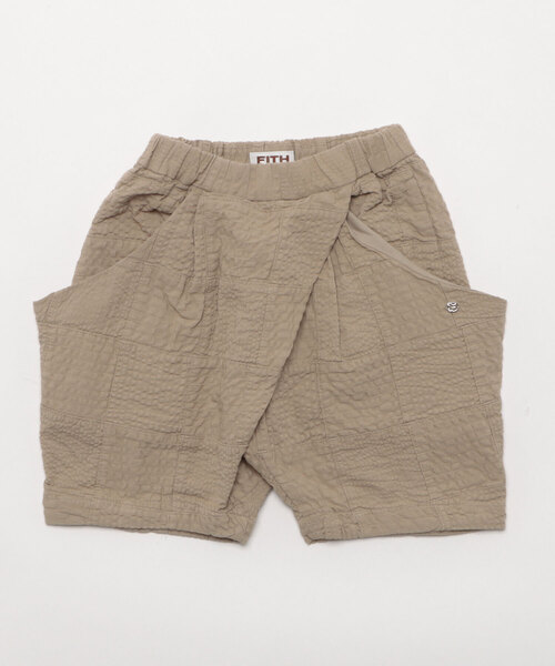 FITH(フィス)の「Patchwork Assymetry Pants(その他パンツ・キッズ・ベージュ/ブラック・120/110)」の5枚目の写真