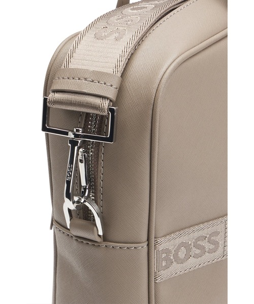 BOSS(ボス)の「ストラクチャード ドキュメントケース レタリングロゴ(ビジネスバッグ・メンズ・ベージュ/ブラック・ONESIZE)」の13枚目の写真