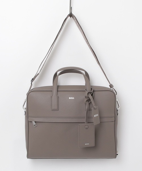 BOSS(ボス)の「ストラクチャード ドキュメントケース レタリングロゴ(ビジネスバッグ・メンズ・ベージュ/ブラック・ONESIZE)」の15枚目の写真