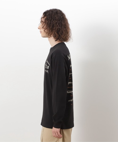 MANASTASH（マナスタッシュ）の「MANASTASH/マナスタッシュ/CiTee L/S TEE LURE/シティロンT ルアー（Tシャツ/カットソー・メンズ・レモンイエロー/ホワイト/ブラック・XL/L/M/S）」の13枚目の写真
