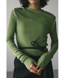 STYLEMIXER | 2WAYバイカラーニット(ニット/セーター)