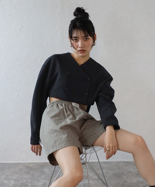 Bristol ストライプ ハーフパンツ パンツ ハーフパンツ ストライプ柄[品番：XV000013988]｜Style
