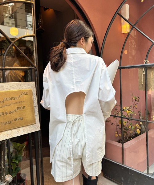 パンツ Stripe Half Pants mulch stripe half pants (yellow/blue) | ok.soon