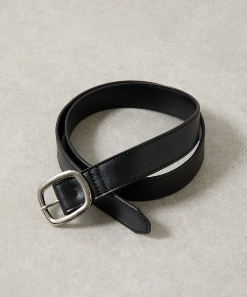 COLONY 2139（コロニートゥーワンスリーナイン）の「オブロングバックルベルト（ベルト・レディース・ブラック・FREE）」の2枚目の写真
