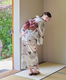 hinari（ヒナリ）の「hinari × utatane浴衣セット 牡丹（浴衣）」 - WEAR
