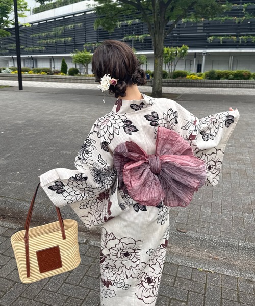 hinari（ヒナリ）の「hinari × utatane浴衣セット 牡丹（浴衣