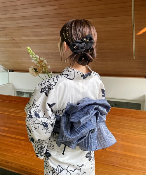 セール】hinari × utatane浴衣セット 牡丹（浴衣）｜hinari（ヒナリ