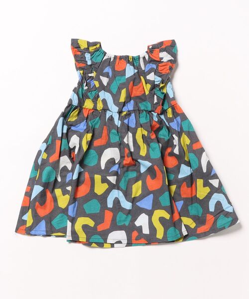 TARKER（ターカー）の「幾何学柄ワンピース（ワンピース・キッズ・オフホワイト/ブラック・80/90/100/110/120/130）」の3枚目の写真