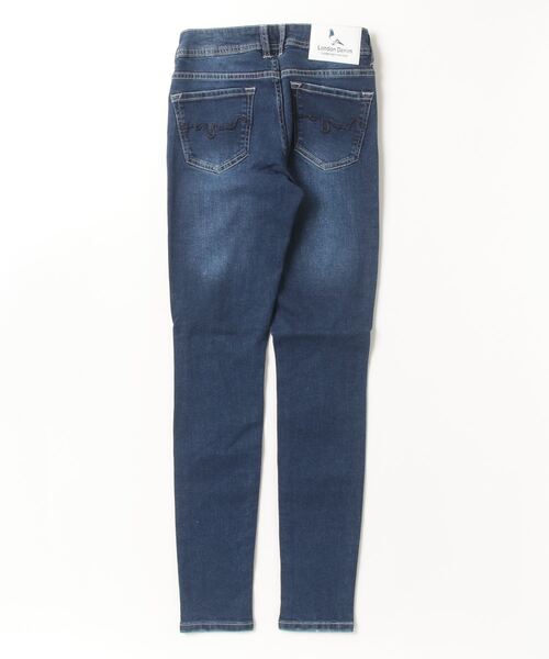 London Denim(ロンドンデニム)の「London Denim(MAY FAIR) Re-born Skinny Damage(デニムパンツ・レディース・インディゴブルー・S/M/L/LL)」の2枚目の写真