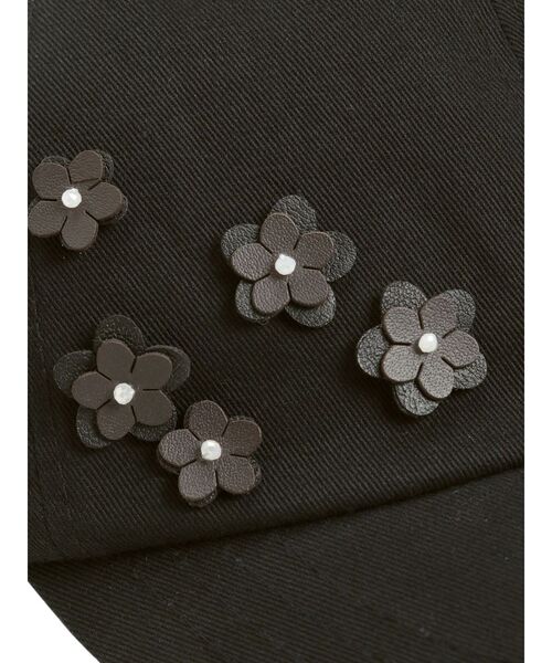 LAGUNAMOON（ラグナムーン）の「【DELIGENCE PARLOURコラボ】3Dフラワーキャップ（キャップ・レディース・ブラック・FREE）」の8枚目の写真