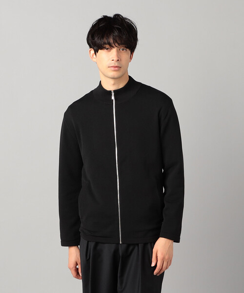 COMME CA MEN(コムサメン)の「スタンドネック ジップニット(ニット/セーター・メンズ・グレー/ブラック・M/L)」の12枚目の写真