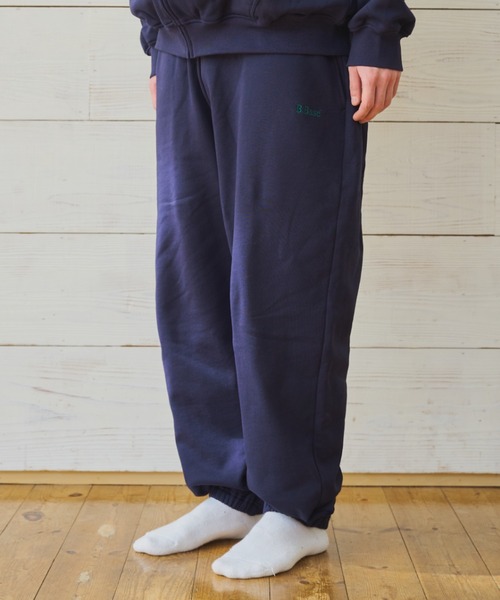 BROKEN BASE（ブロークンベース）の「スモールロゴスウェットパンツセットアップ（スウェットパンツ・メンズ・ブラック系/ネイビー/杢グレー/ネイビー系1/ブラック系1/グレー系1・SMALL/MEDIUM/LARGE）」の5枚目の写真