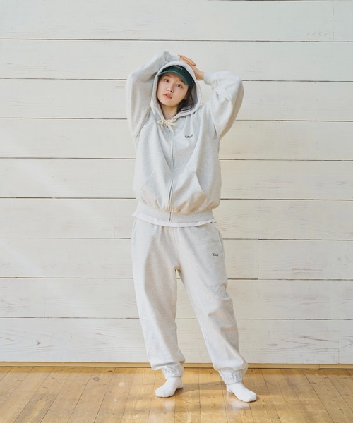 BROKEN BASE（ブロークンベース）の「スモールロゴスウェットパンツセットアップ（スウェットパンツ・メンズ・ブラック系/ネイビー/杢グレー/ネイビー系1/ブラック系1/グレー系1・SMALL/MEDIUM/LARGE）」の7枚目の写真