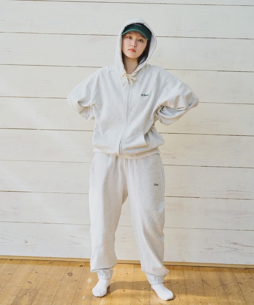 BROKEN BASE（ブロークンベース）の「スモールロゴスウェットパンツセットアップ（スウェットパンツ・メンズ・ブラック系/ネイビー/杢グレー/ネイビー系1/ブラック系1/グレー系1・SMALL/MEDIUM/LARGE）」の9枚目の写真