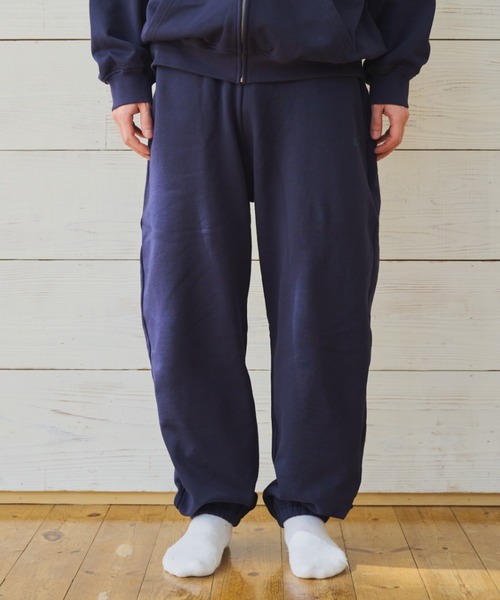 BROKEN BASE（ブロークンベース）の「スモールロゴスウェットパンツセットアップ（スウェットパンツ・メンズ・ブラック系/ネイビー/杢グレー/ネイビー系1/ブラック系1/グレー系1・SMALL/MEDIUM/LARGE）」の11枚目の写真