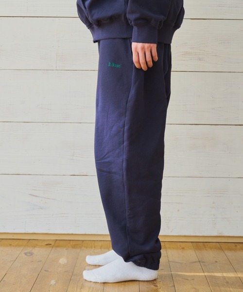 BROKEN BASE（ブロークンベース）の「スモールロゴスウェットパンツセットアップ（スウェットパンツ・メンズ・ブラック系/ネイビー/杢グレー/ネイビー系1/ブラック系1/グレー系1・SMALL/MEDIUM/LARGE）」の13枚目の写真