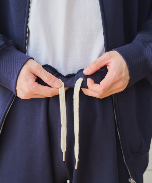 BROKEN BASE（ブロークンベース）の「スモールロゴスウェットパンツセットアップ（スウェットパンツ・メンズ・ブラック系/ネイビー/杢グレー/ネイビー系1/ブラック系1/グレー系1・SMALL/MEDIUM/LARGE）」の17枚目の写真