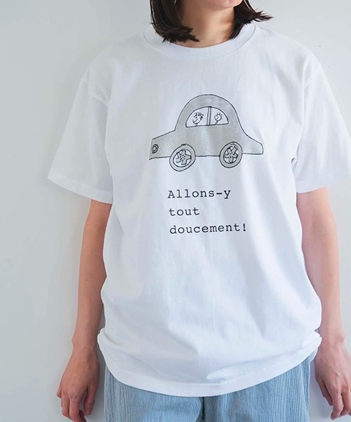 DO Original(ドー オリジナル)の「Tシャツ 自動車 M 7/7(Tシャツ/カットソー・レディース・ホワイト・MEDIUM)」の5枚目の写真