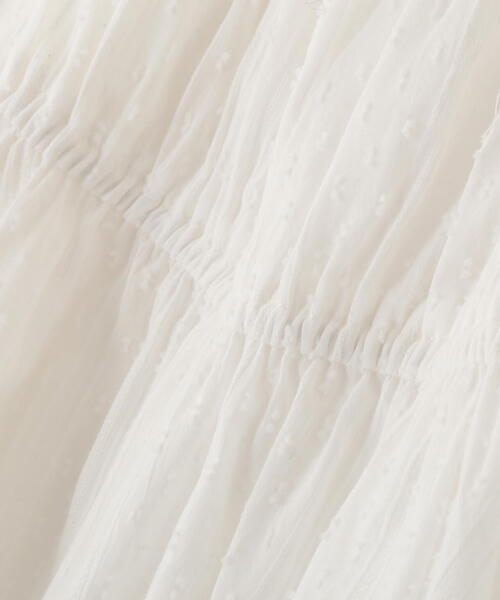 PROPORTION BODY DRESSING(プロポーションボディドレッシング)の「ドットドビーストライプペプラムブラウス / 1215110305(シャツ/ブラウス・レディース・ホワイト/イエロー/ブルー・FREE)」の10枚目の写真