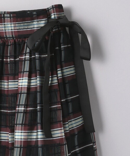 UNITED ARROWS(ユナイテッドアローズ)の「シアー チェック ラップスカート(スカート・レディース・その他1・36/38)」の11枚目の写真