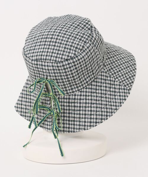 arth(アース)の「arth Foldable Bow Bucket / アース(ハット・レディース・ホワイト/ブラック/グリーン・57~59cm)」の11枚目の写真