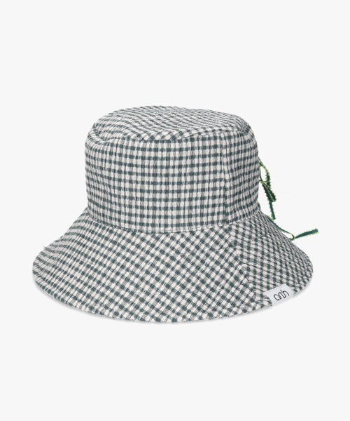 arth(アース)の「arth Foldable Bow Bucket / アース(ハット・レディース・ホワイト/ブラック/グリーン・57~59cm)」の3枚目の写真