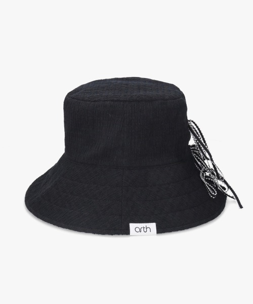 arth(アース)の「arth Foldable Bow Bucket / アース(ハット・レディース・ホワイト/ブラック/グリーン・57~59cm)」の20枚目の写真