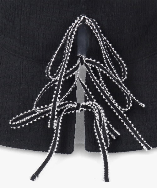 arth(アース)の「arth Foldable Bow Bucket / アース(ハット・レディース・ホワイト/ブラック/グリーン・57~59cm)」の15枚目の写真