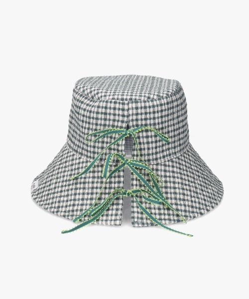 arth(アース)の「arth Foldable Bow Bucket / アース(ハット・レディース・ホワイト/ブラック/グリーン・57~59cm)」の13枚目の写真