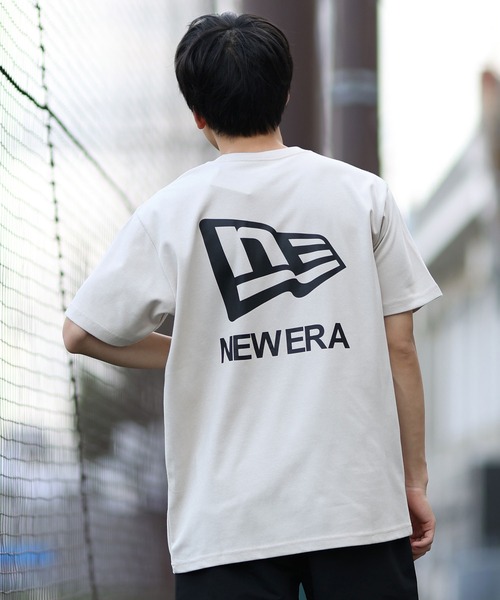 NEW ERA/ニューエラ 半袖Tシャツ バックプリント 吸水速乾